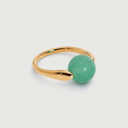 Kate Young Round Gemstone Ring