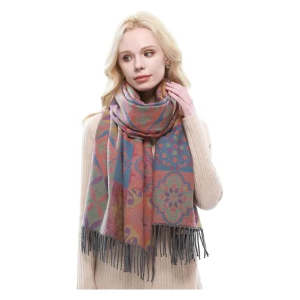 RIIQIICHY Reversible Pashmina Scarf for Women